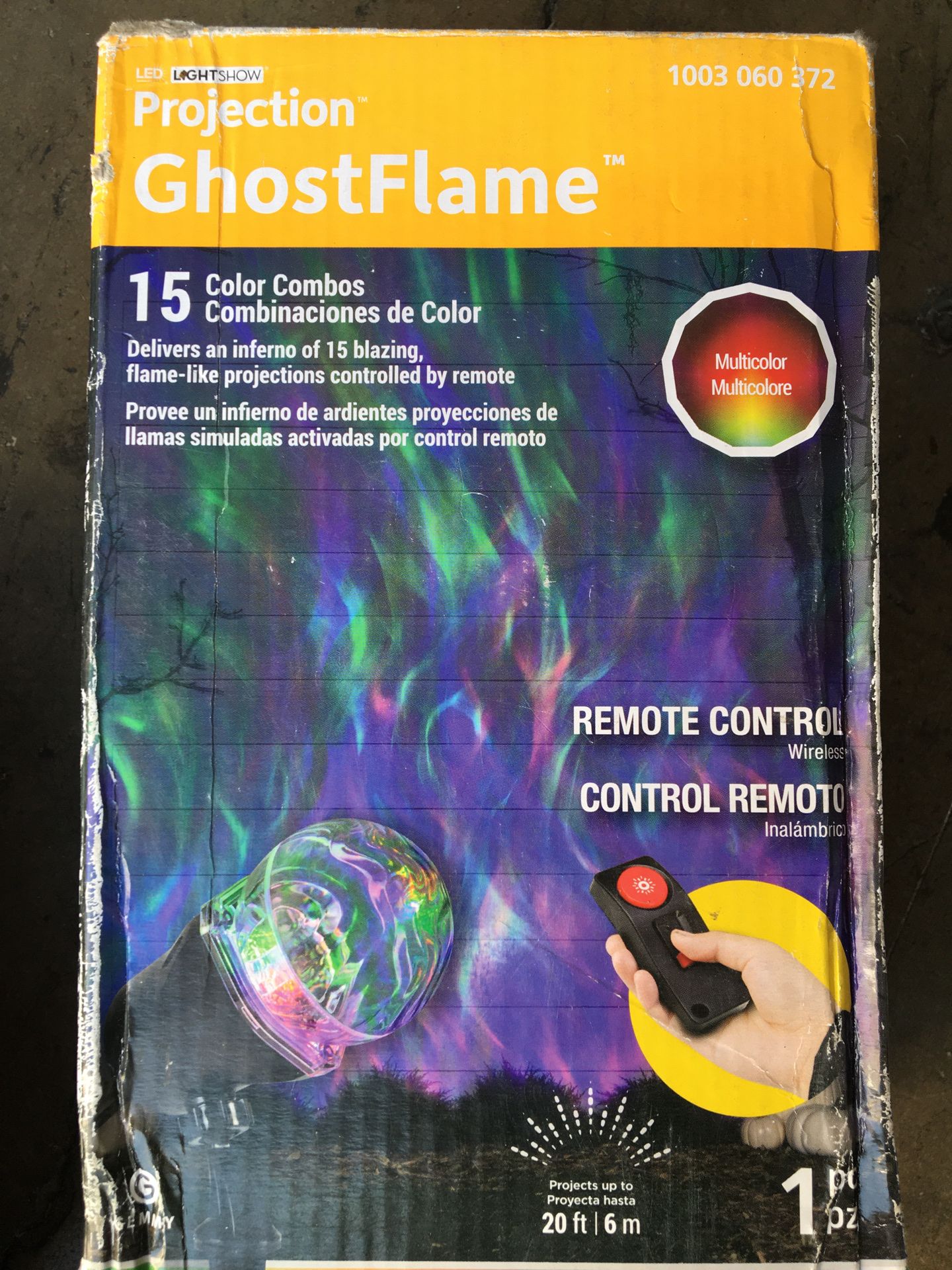 Ghost flame projection light $15