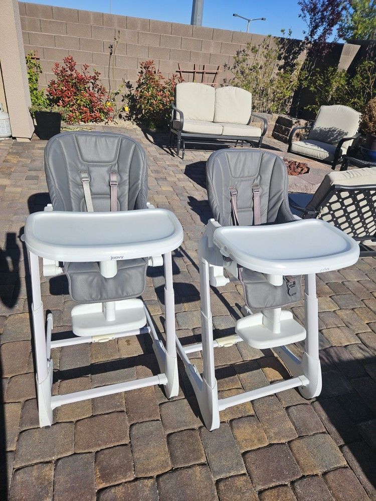 2 Joovy Baby High Chairs