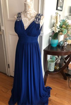 Beautiful Dress in royal blue color