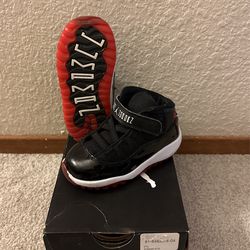 Jordan 11 Bred Toddler Size 7c