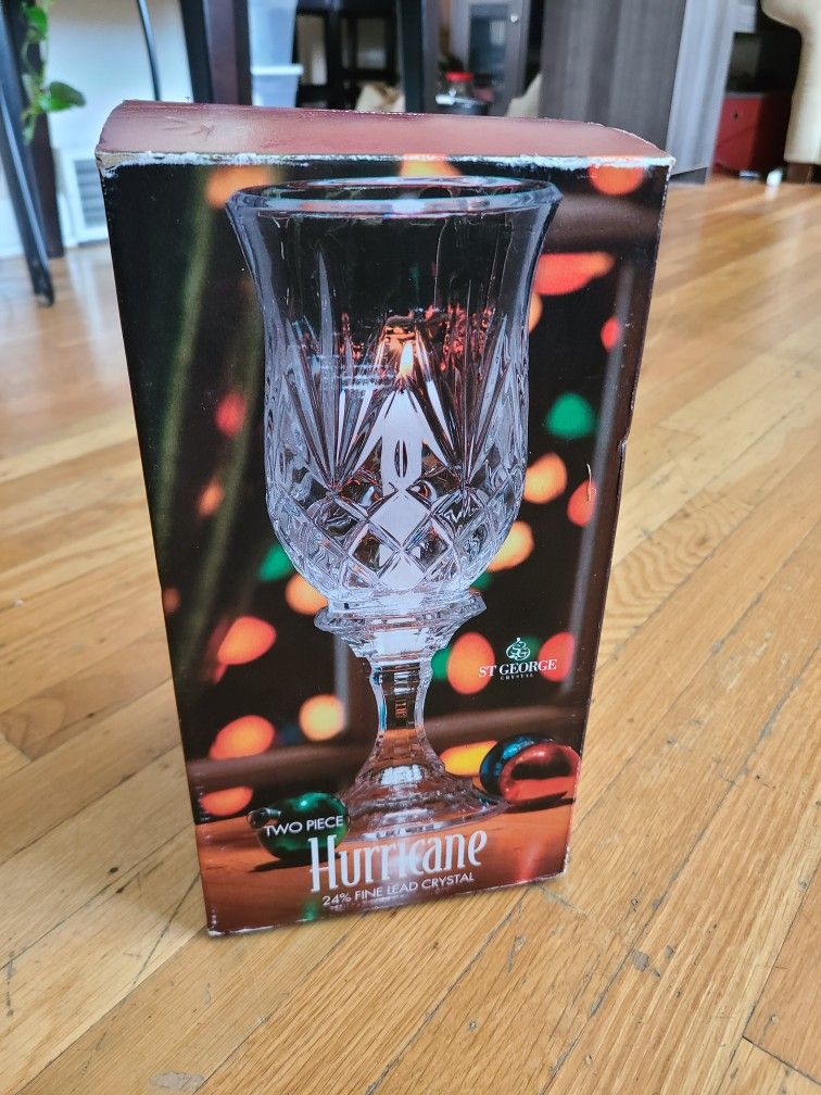 Hurricane Crystal Candle Holder