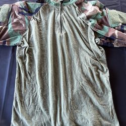 Airsoft M81 woodland combat shirt