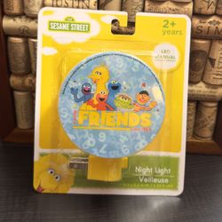 Sesame Street, Big Bird & Friends. Intertek LED w/ Manual On/Off Switch.