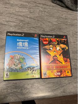 PlayStation 2 game’s Katamari Damacy and State of Emergency