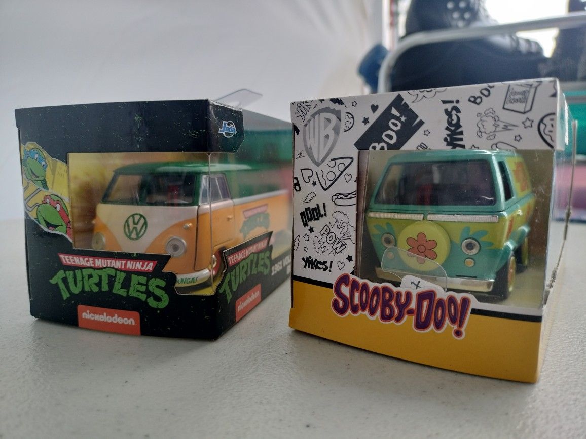 T.M.N.T. & Mystery Machine. New In Box
