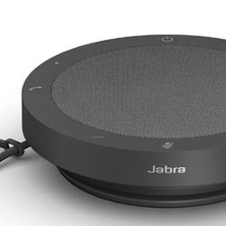 Jabra Speak2 40 Portable Speakerphone - 4 Noise-Cancelling Mics, 50mm Full Range Speakers with Wideband Audio for Clear Sound, USB-A/USB-C Connections