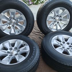 17" Chevy Wheels Good Condition 