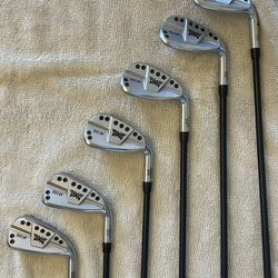 PXG Set of Irons with Graphite Shafts. 0311XP (6,7,8,9,PW,GW) 