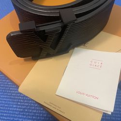 Louis Vuitton Epi-leather Belt