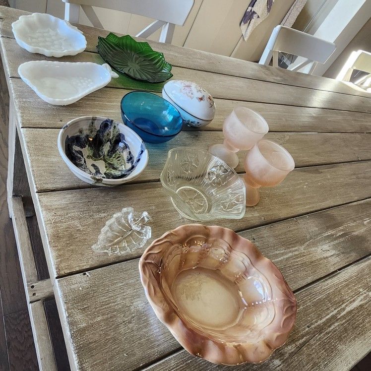 $25 Vintage Glass & Ceramics Lot-11 Pieces