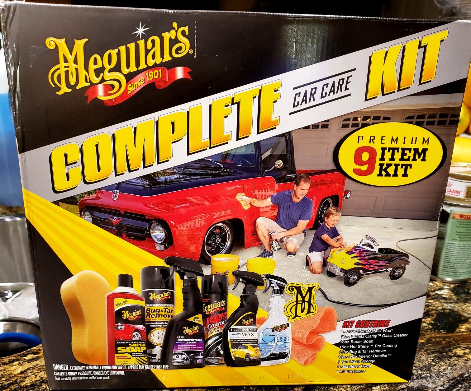 Complete car care kit