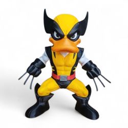Yellow Claw Hero Figure – Multicolor 3D Printed Collectible