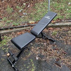 Foldable Weight Bench $60