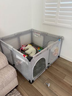 Baby play pin foldable