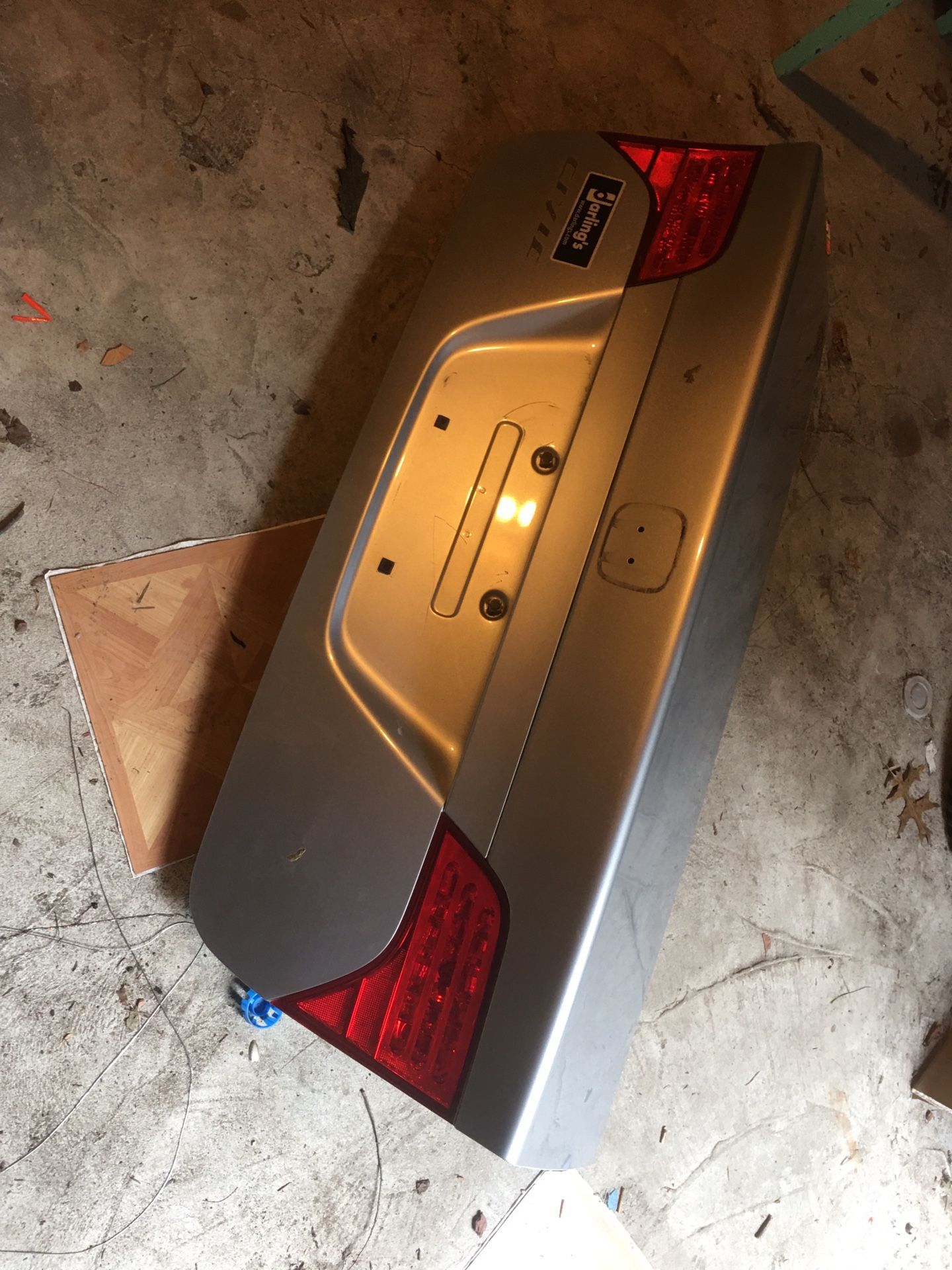 2009 Honda Civic 1.8 Trunk Silver 