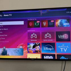 49” TCL Roku Smart TV 