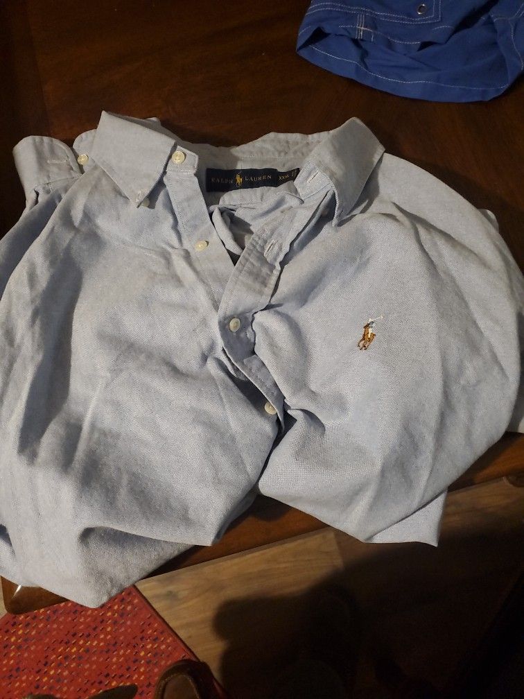 Ralph.  Lauren.  Dress.  Shirt.  New