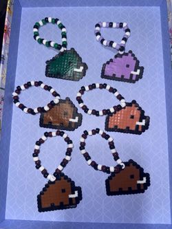 Wooli perler kandi bracelets festival raves