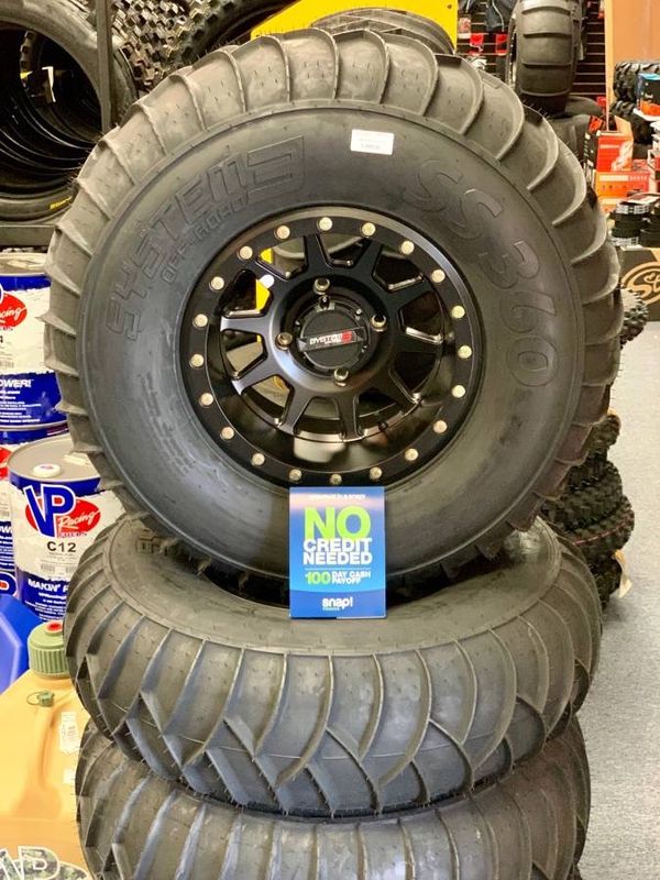 System 3 SS360 32” Sand Tire Kit (Beadlock wheels