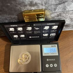 18k Saudi Gold Earrings 