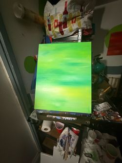 Abstract oil painting 16x20