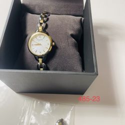 Bulova Classic Diamond Two-Tone Stainless Steel Ladies Quartz Watch Model 98P212