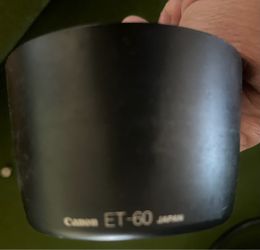 Canon ET-60 Genuine OEM Lens Hood Made in Japan 2637A001 Original Box