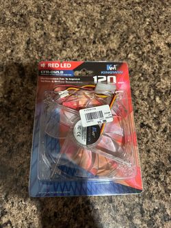 Kingwin CFR-012LB 120mm Red LED Case Fan