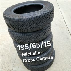 Michelin 195/65/15 set 5 tires total