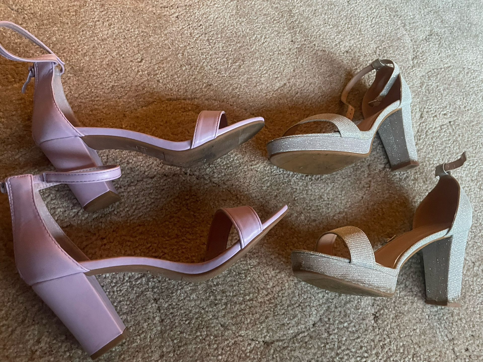 Women’s high chunky heel with ankle strap