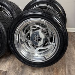 FORD OR CHEVY 5 LUG -NEW17x11 polished wheels with toyo tires 315/35R17