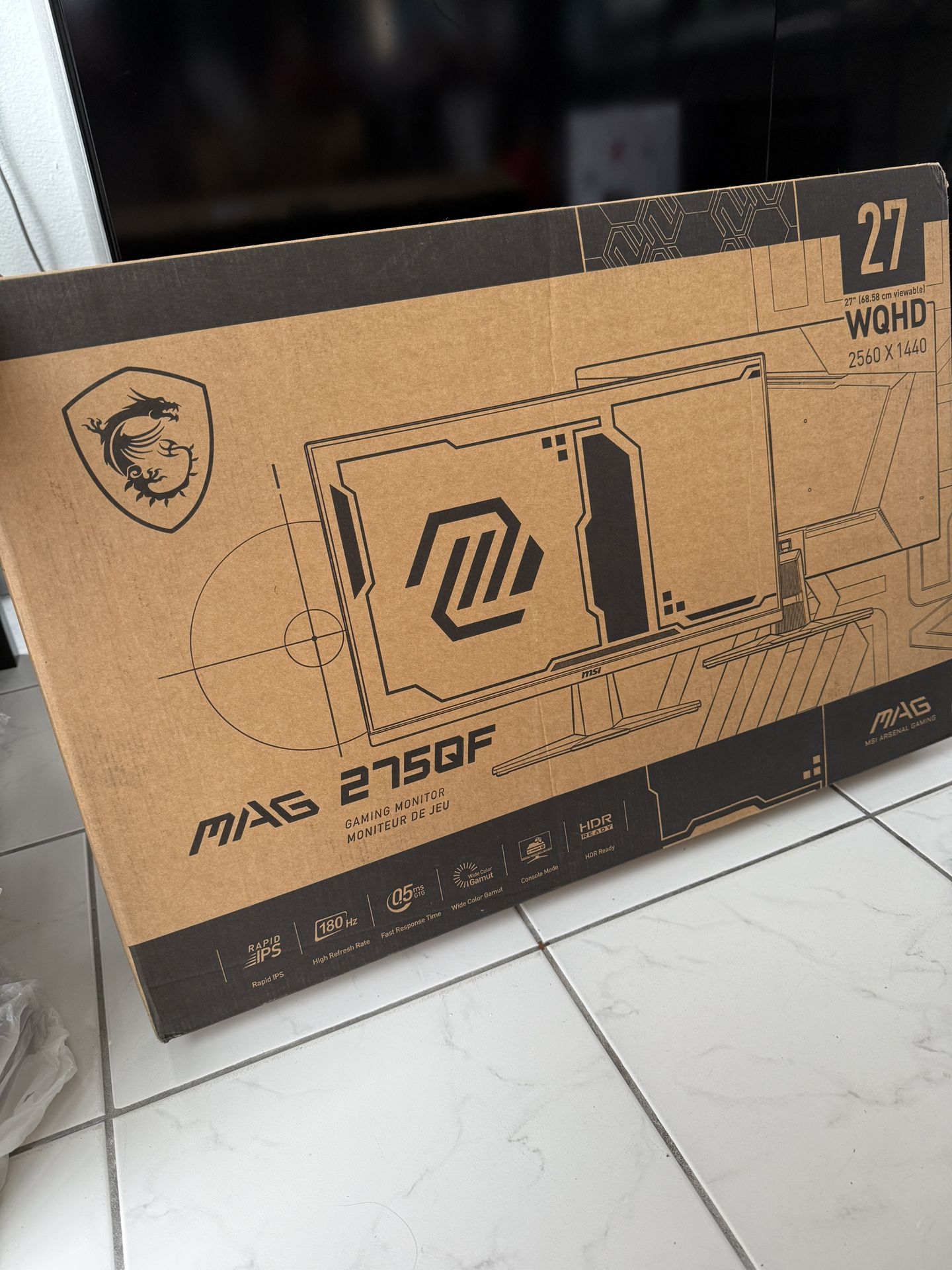 Msi Monitor Brand New Unopened