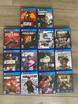 PS4 (factory reset) and Games