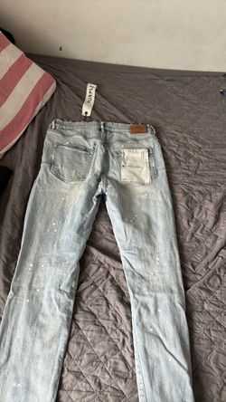 Purple jeans