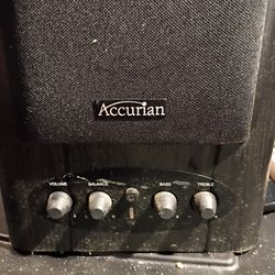 ACCURIAN HPL AMPLIFIED SPEAKER SYSTEM