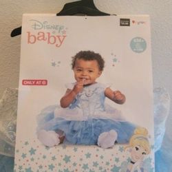 Disney's Cinderella Baby Girl Princess Costume tutu dress 6m-12m