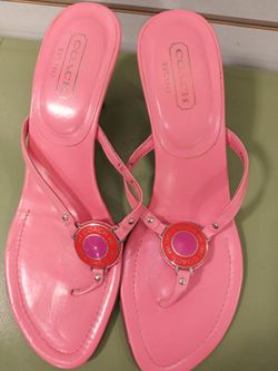 Coach sandals size 10 $ 60