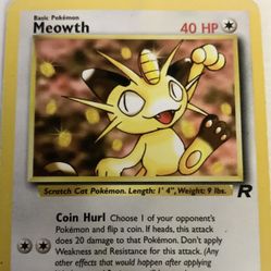 Team Rocket Meowth 1995