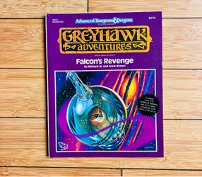 TSR ADVANCED DUNGEONS & DRAGONS “Falcon’s Revenge” Game Adventure