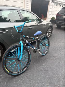 SE Bike – Custom Blue Camo Build