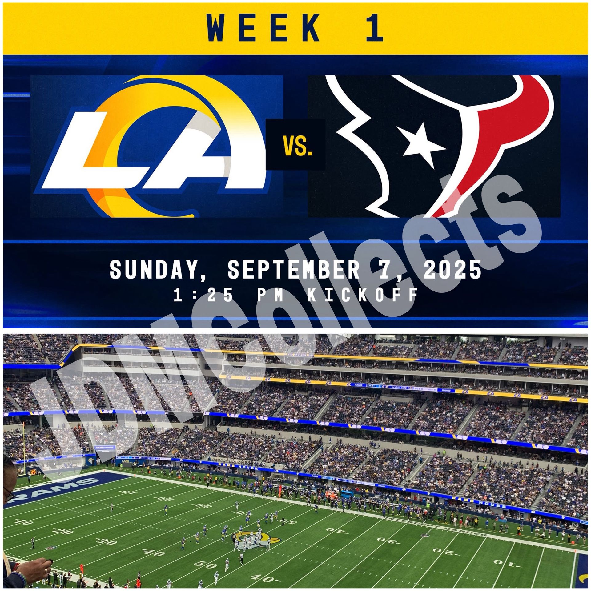 Rams Vs Texans - 9/7/25 @ SoFi Stadium