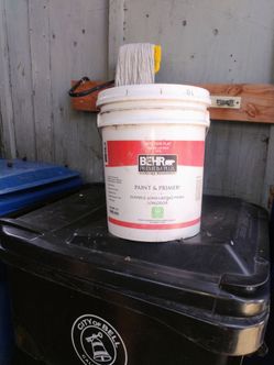 5 gallon interior flat paint white