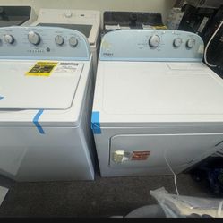 Whirlpool Washer & Electric  dryer New  $25 Down