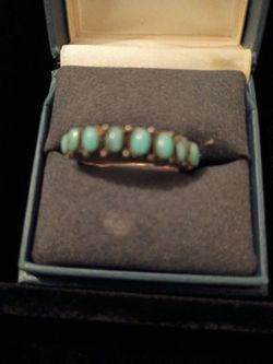 Vintage Sterling Turquoise Ring 