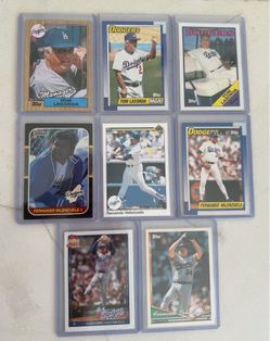 Legendary Dodger baseball cards