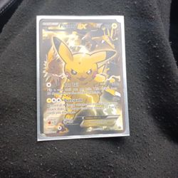 Pikachu Ex Card