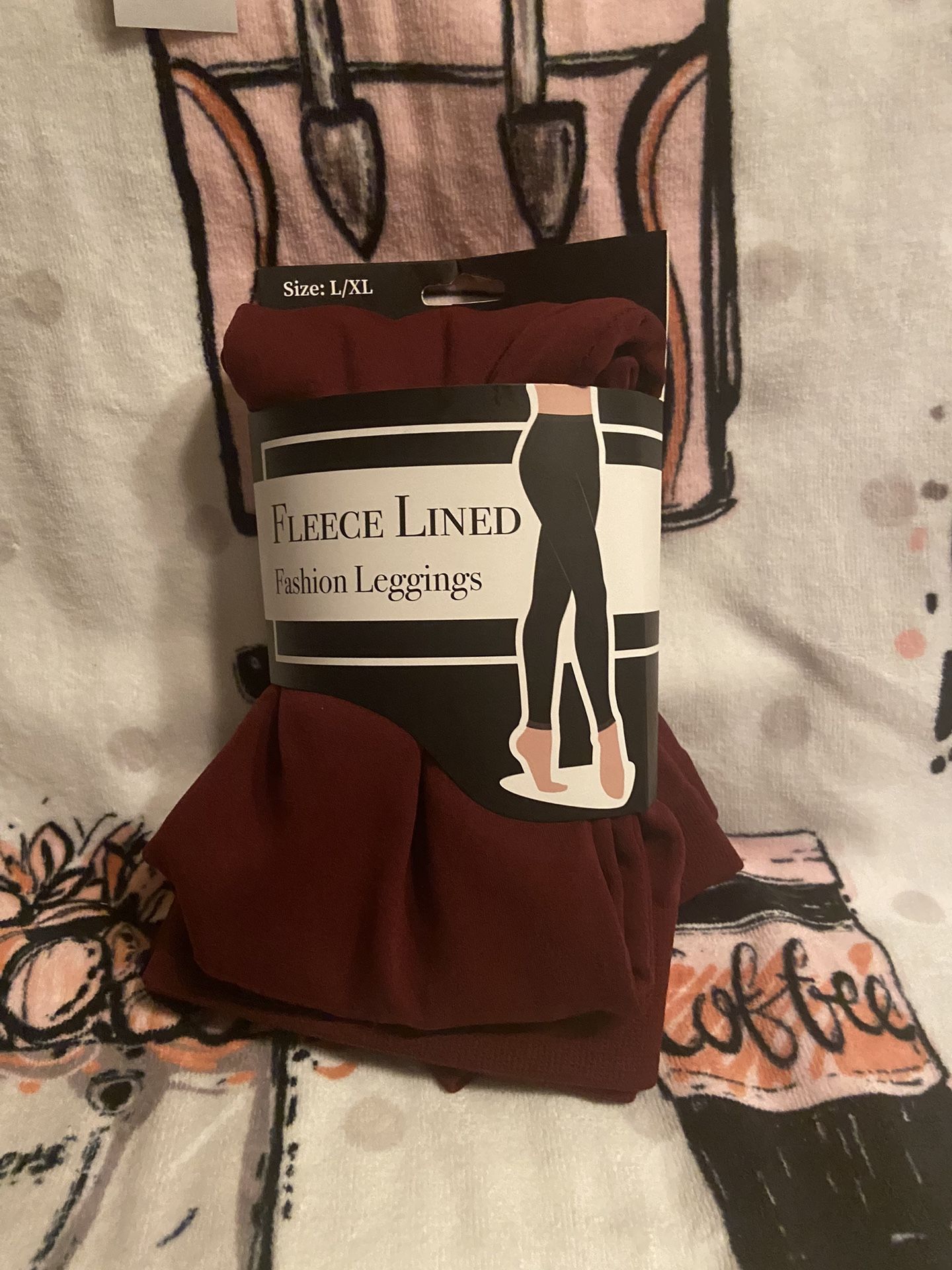 Brand new Women fleece leggings size large to extra large