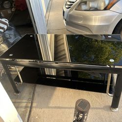 Glass Tv Stand  