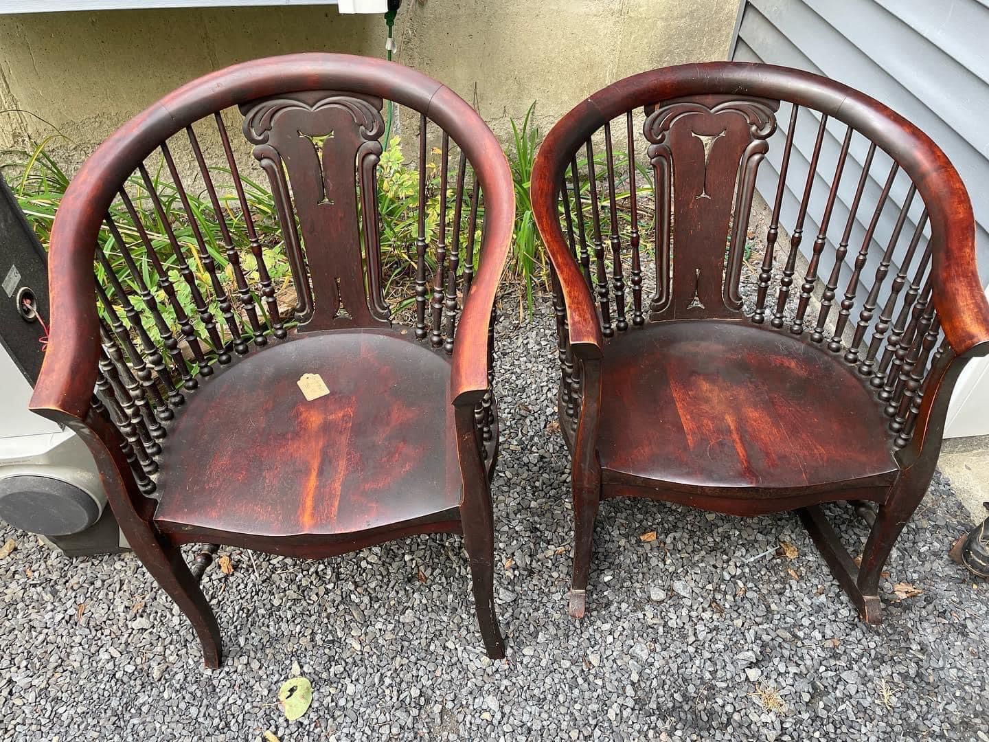 Barrel back Chairs 