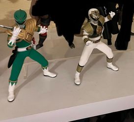 Mezco green ranger and white ranger bundle